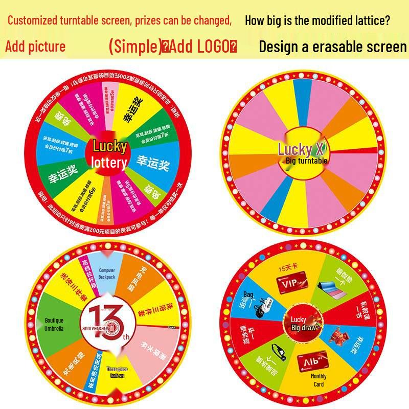 Desktop Lucky Spin Wheel for Events & Activities