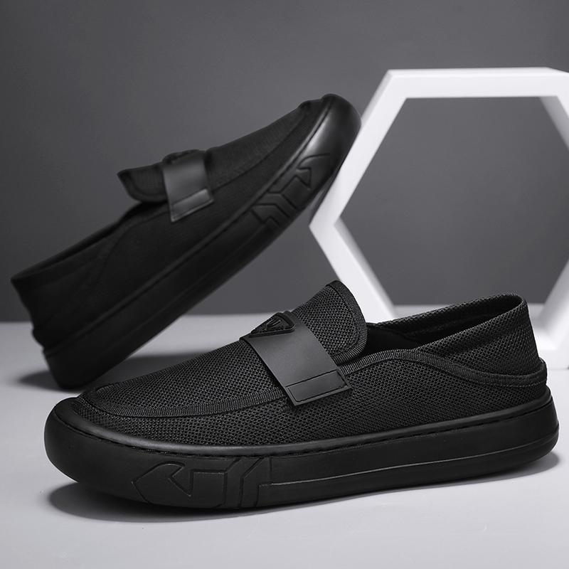Men Casual Shoes Outdoor Walking Shoes Breathable Mesh Sneakers Footwear Slip-On Tennis Shoes Mens Loafers Casuales