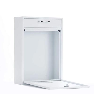 Rainproof Wall Mounted Mailbox Safe Locking with 2 Keys Metal Email Suggestion Box Clear Window Iron Tinplate Letter Boxes