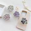 Rhinestone Luxury Mobile Phone Airbag Bracket Cat Claw Paste Retractable Light Luxury Full Drill Desktop Watching Drama Bracket Female
