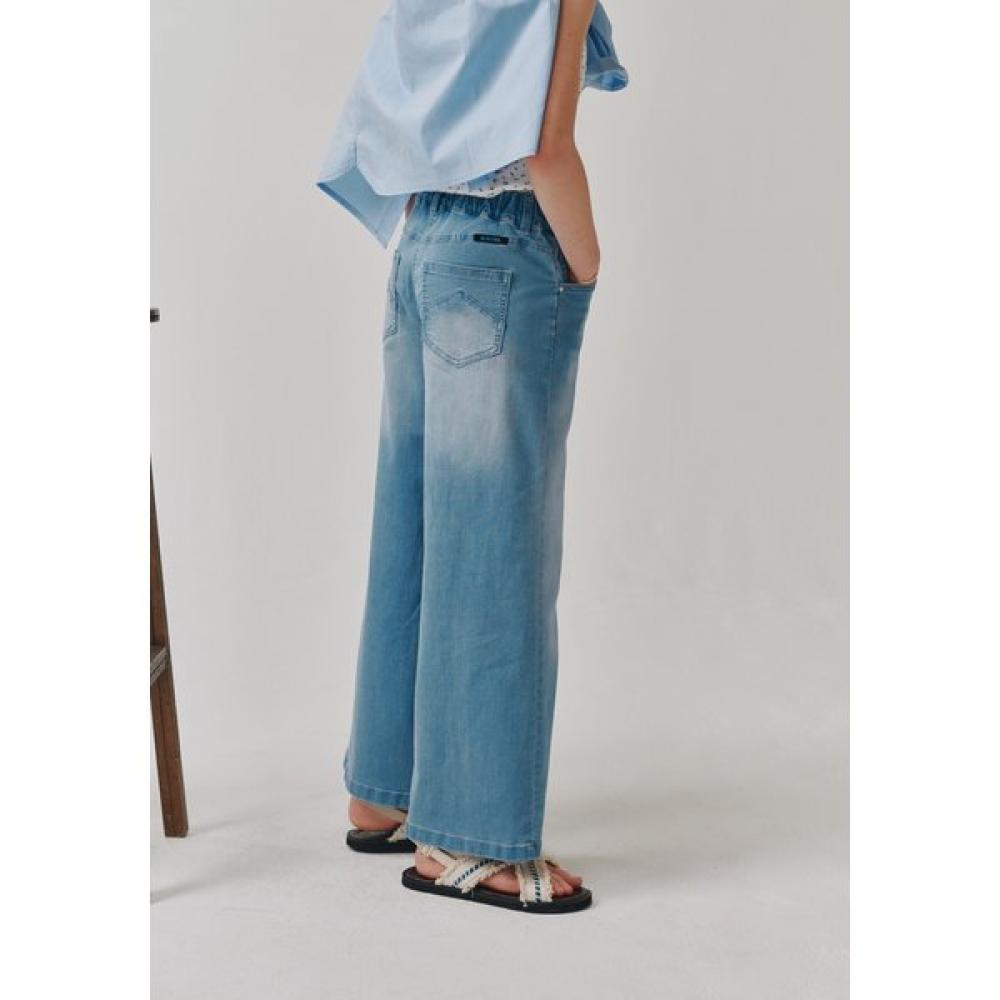 Bluetail Sky Blue Wide Denim Pants Azb2pt03sb