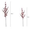 1PCS Holly Little Fruit Artificial Plants Red Berries Berry Bouquet Fake Flowers  New Year