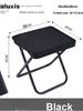 Ultraleichter Karbonstahl Klappstuhl Rucksackstuhl Camping Angelhocker Mini Taschensitz mit Kissen