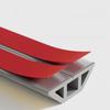 1Roll 1m/2m Wire Slot Wire Organizer Cable Cover Extension Wiring Duct Protector Cord Protector Floor Cord Cover Power Cable