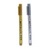 Gold & Silver Metallic Paint Pens - Waterproof, Fade-proof, Soft Tip for Hand-painted Greeting Cards