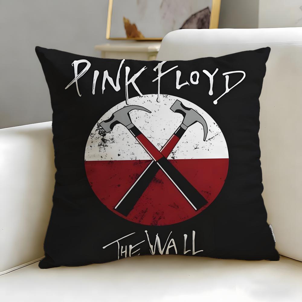 classic band Pink Floyd Cushion Cover Soft  EasyWash Pillow Case  Versatile for Couch Bed Travel and Office