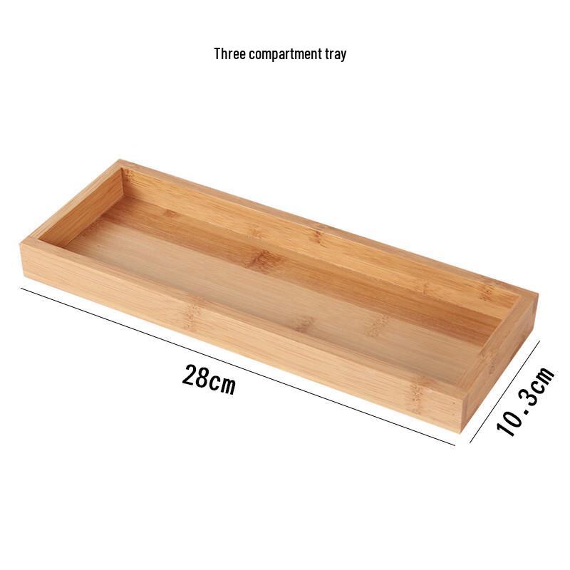 Bamboo Divided Serving Tray