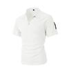 Men's Spring Solid Color Short Sleeve Lapel Shirt Men's Casual Fashion Shirt