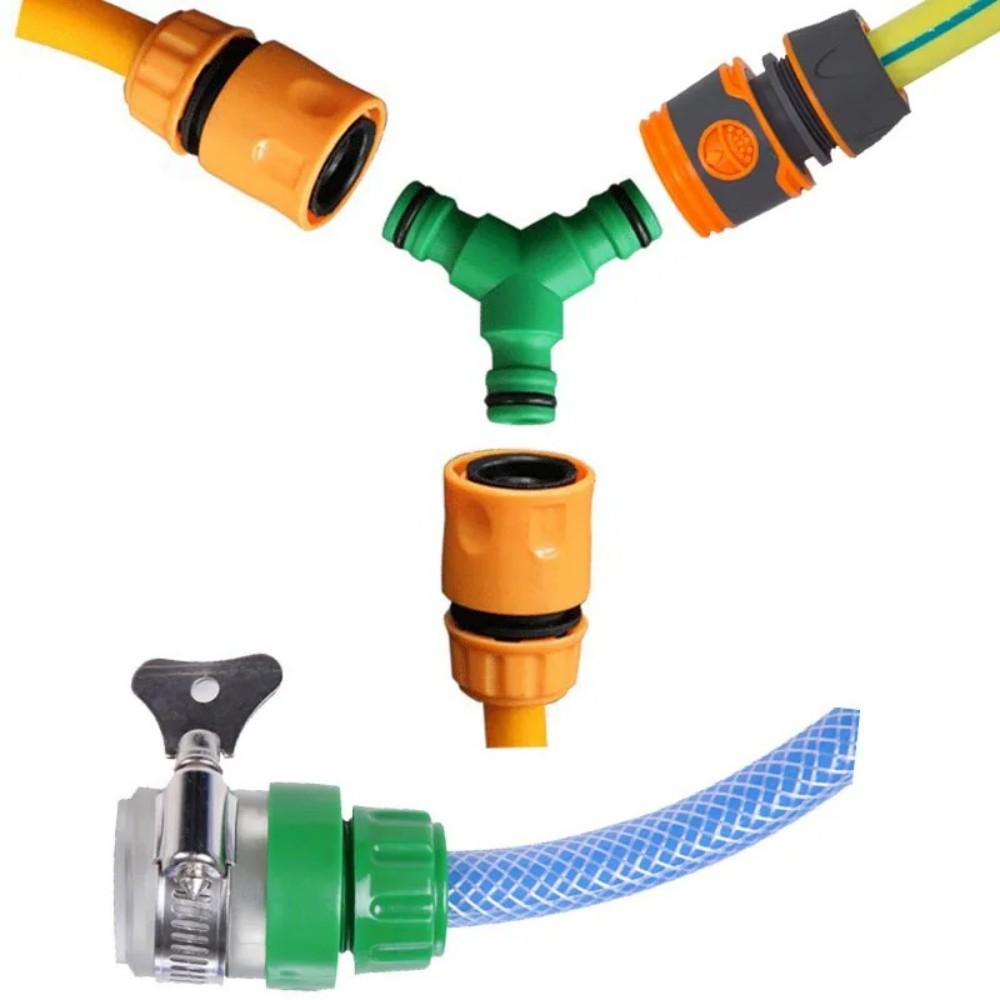 Garden Hose Quick Connector 1/2'' 3/4" Garden Water Pipe Car Wash Gun Joint Watering Pipe Fittings Pipe Connector Accessories