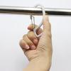 Silver S-shaped Hooks, Anti-slip, Size (9cm Total Length, 3.3cm Wide Opening), S-hook Carabiner, General-purpose Hooks, Rust-proof, Non-slip, for Wall