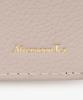 Afternoon Tea Living Business Card Case/Organizer HQ43, Genuine Leather Business Card Case with Flower Charm / Afternoon Tea PREMIUM, Light Gray