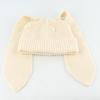 Thick Knitted Long Ear Beanie Handmade Style Rabbit Knit Hat Gift Style Winter Warm Hat  For Women