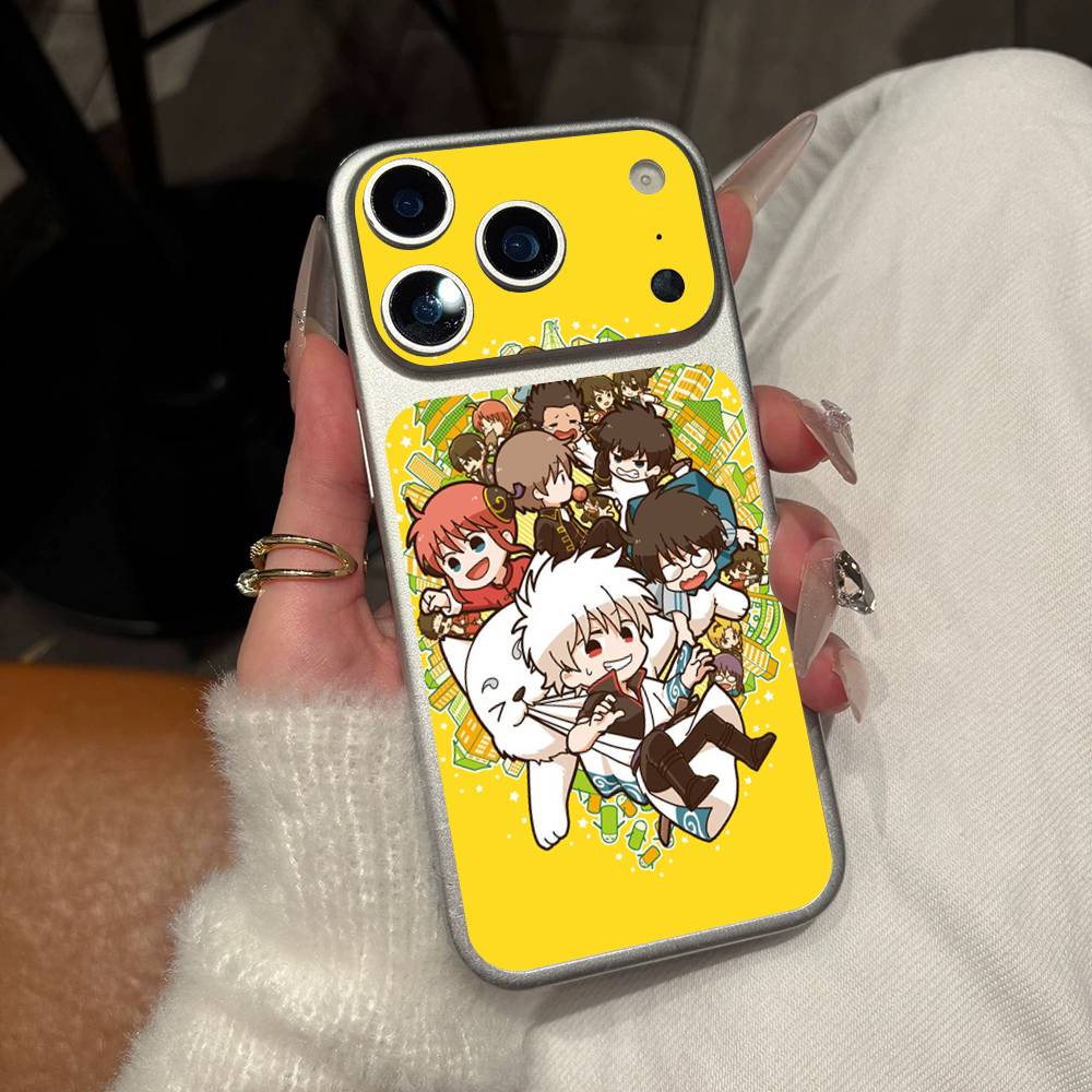 Funny Anime GINTAMA Protective Back Wrap Skin Decal Sticker For IPhone 17 Pro 17 Pro Max