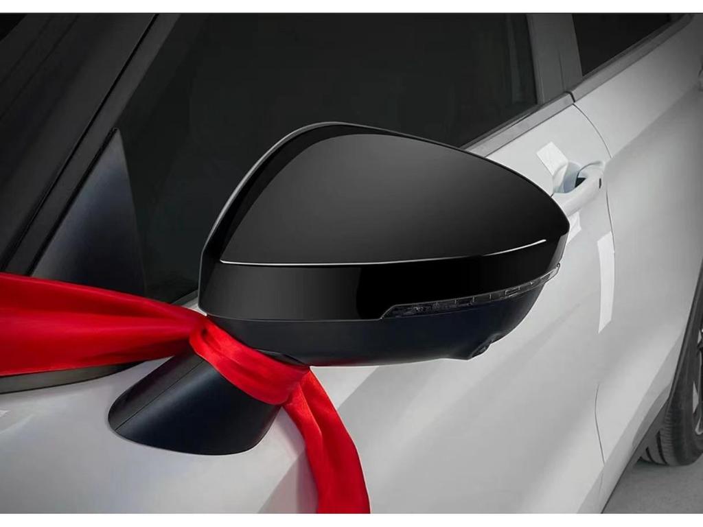 Carbon Fiber Pattern Rearview Mirror Cover & Rain Brow for 2023 Nissan Serena C28