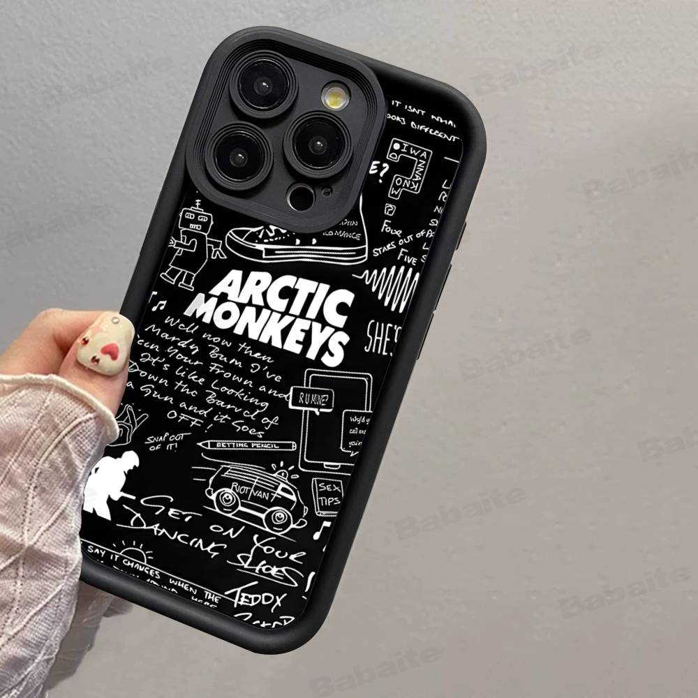 

Logo A-Arctic M-Monkeys For IPhone 17 16 15 14 13 12 11 Pro Max Plus Phone Case Covers iPhone 14