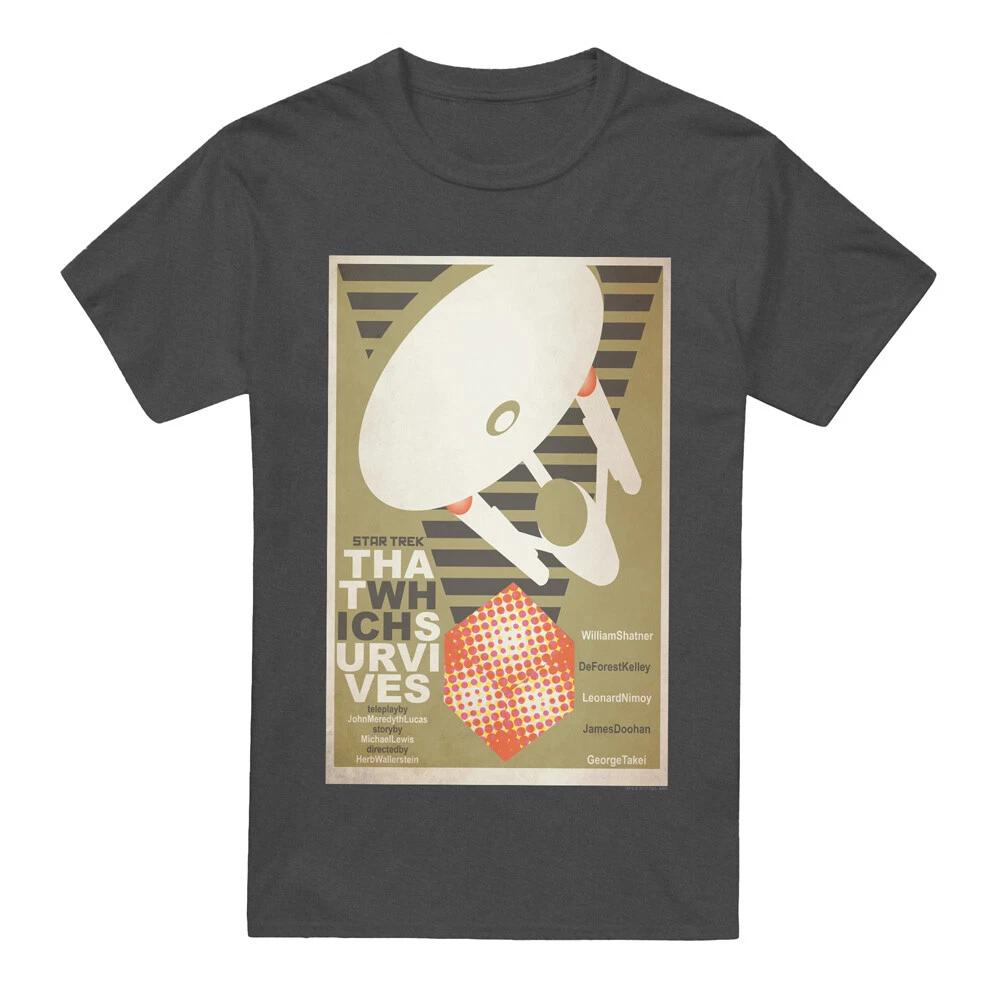 Star Trek Tos Episode 72 T-Shirt S-2XL, Charcoal 2XL