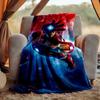 Hero Iron Blanket Flannel Throw for Sofa, Travel, Camping, Livingroom, Office, Chair and Bed Soft and Warm Holiday Birthday gifts
