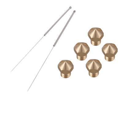 10 Pcs 3D Printer MK10 Extruder Stainless Steel Nozzles M7 Thread 1.75mm