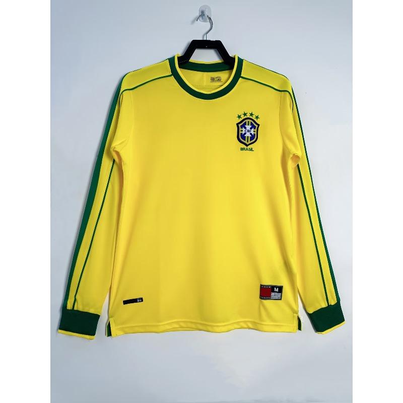 Camiseta retro de manga larga Camiseta de fútbol Real Madrid Manchester United Inglaterra Arsenal Portugal Inter de Milán AC camiseta réplica