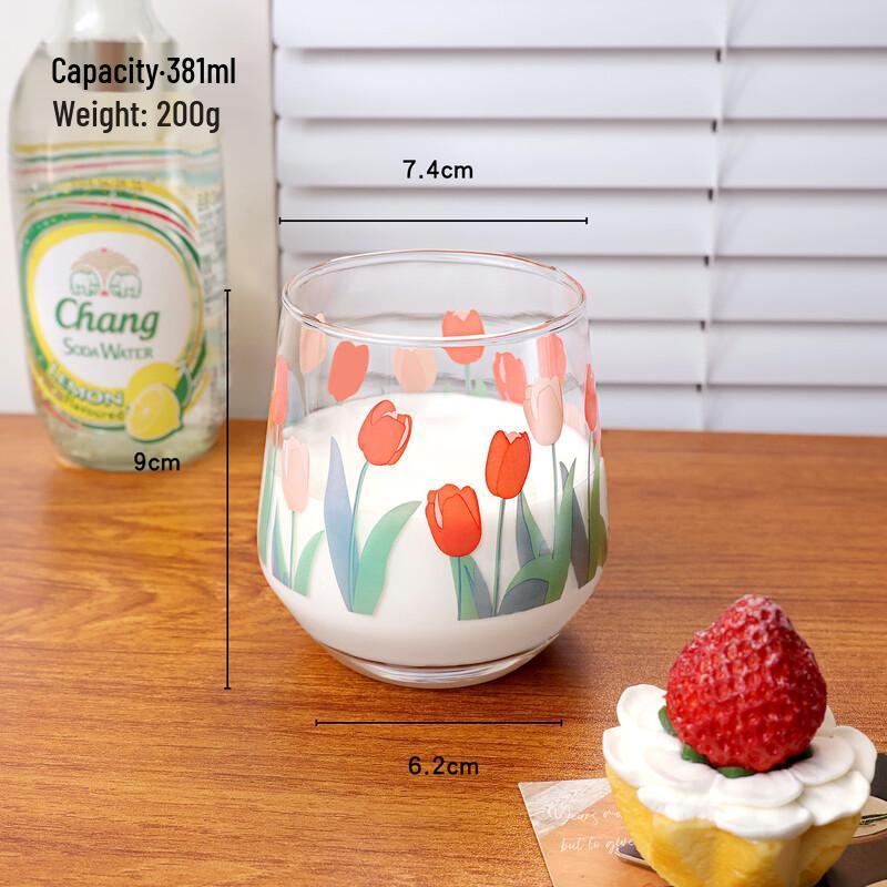 YOLCO Glass Drinking Cups