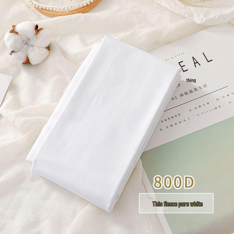 Women's High-Waist Cotton Leggings - Thick, Velvet-Lined, Stirrup Tights In Milk White & Beige for Autumn/Winter