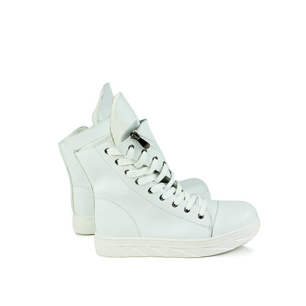 Zip Up High Cut Men's Luxury Brand Shoes Skateboarding Men's Trnis Sneakers For Men 43 Sports Cosplay Small Price