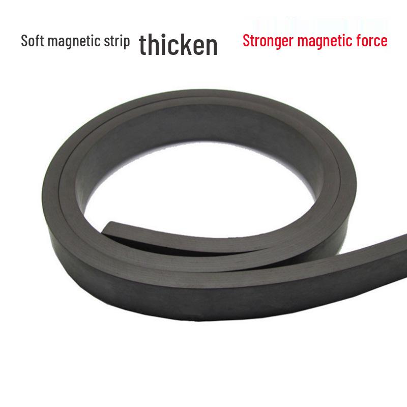 

Thickened Soft Magnetic Rubber Strip 1m x 20mm x 7/8/10mm for Vibrating Bowl and Dyeing Machine 1m x 20mm x 6mm