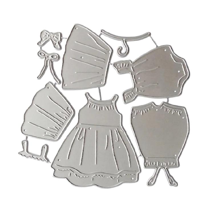 Dress and Skirt Cutting Dies for Photo Scrapbooking Card Making Decorations Baby Clothes Die Cuts Embossing Stencils