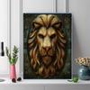 Lion Pattern  3pcs 100% Round Full Drill 5D DIY Diamond Painting Embroidery Cross Stitch Rhinestone Décor
