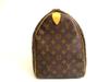 Authentic LOUIS VUITTON Monogram Brown Leather Duffle Bag Boston Bag Keepall 45 #a867  Refurbished