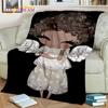 Cartoon Ballerina Fairy Cute Ballet Girl Blanket,soft Throw Blanket for Home Bedroom Bed Sofa Picnic Office Cover Blanket Kids