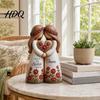 Best Friend Statue Sisterhood Statue Sisters Forever Handcrafted Resin Sculpture with 2 Sister Bond Decoration 3 4 Figurines Friendship Gifts for