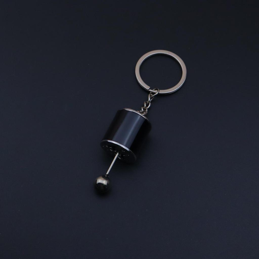 Ratchet Wrench & Piston Keychain: Car and Motorcycle Wheel Hub Modification Gift