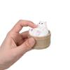 Kawaii Fat White Cat Bathtub Fidget Toy 3D Printed Stress Relief Fidget Toy Funny Desktop Decor Decompression Gift