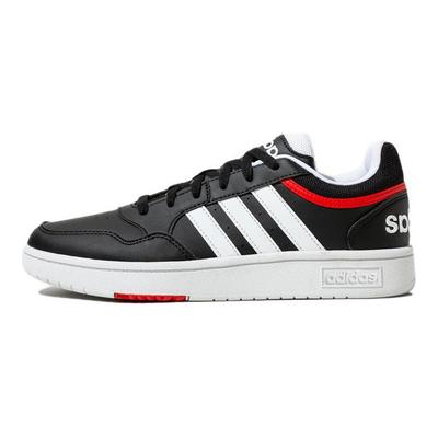 Neo Hoops 3.0 Magic Ring Skórzane Antypoślizgowe Trwałe Lekkie Niskie Buty Skate Męskie Sneakersy Czarno-Biało-Czerwone H03778