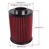 70MM High Flow Car Air Intake Filter E-2993 Cold Air Intake Air Filter For Ford Focus Escape MKC E-2993