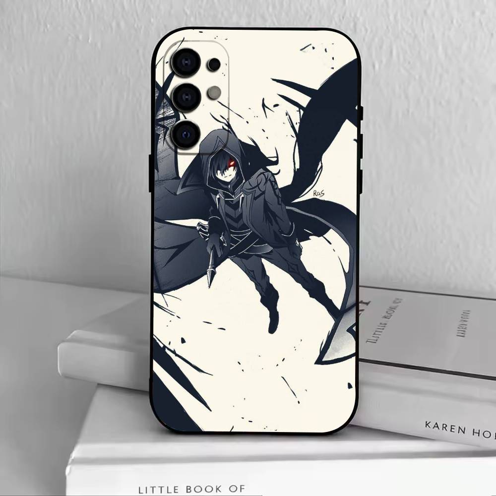 E- Eminence In Shadow Anime Phone Case Black Silicone Soft For Samsung S25,S24,S21,S22,S23,S30,Ultra,S20,Plus,Fe,Lite