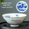 Blau-weiße Douli-Teetasse aus Porzellan für Kung-Fu-Tee