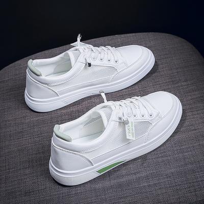 New Summer Mesh Breathable Casual Shoes Student Non-slip White Shoes Fashionable Soft-soled Women's Board Shoes