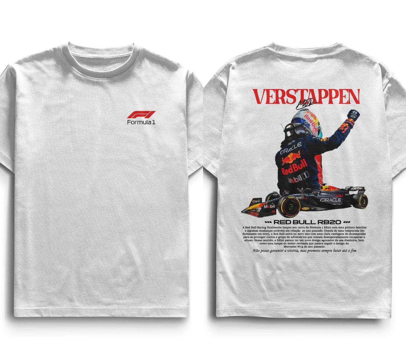 

Red Bull Verstappen F1 Принт Футболка Чоловіки Жінки Бавовна Оверсайз Вуличний одяг Харадзюку Короткий рукав Висока якість Жіночий Чоловічий Одяг L різнокольоровий