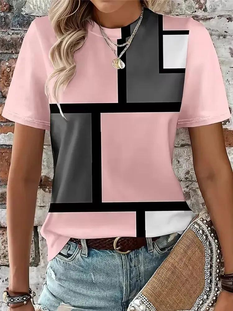 Creative Fun 3D Printed Cow T-shirt with Fashionable, Neutral and Cute Harajuku Style Casual Short Sleeves