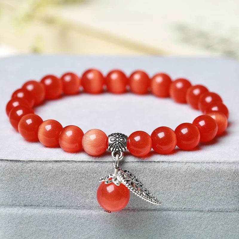 Mode Katzenauge Stein frauen Armband Nationalen Stil Buddha Bead Armband Dame Kristall Armband Schmuck