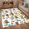 Cartoon Kids Bedroom Area Rugs Decorative Carpet with Playful Truck Illustration for Cozy Bedroom Spaces Carpets Home Decor Rug