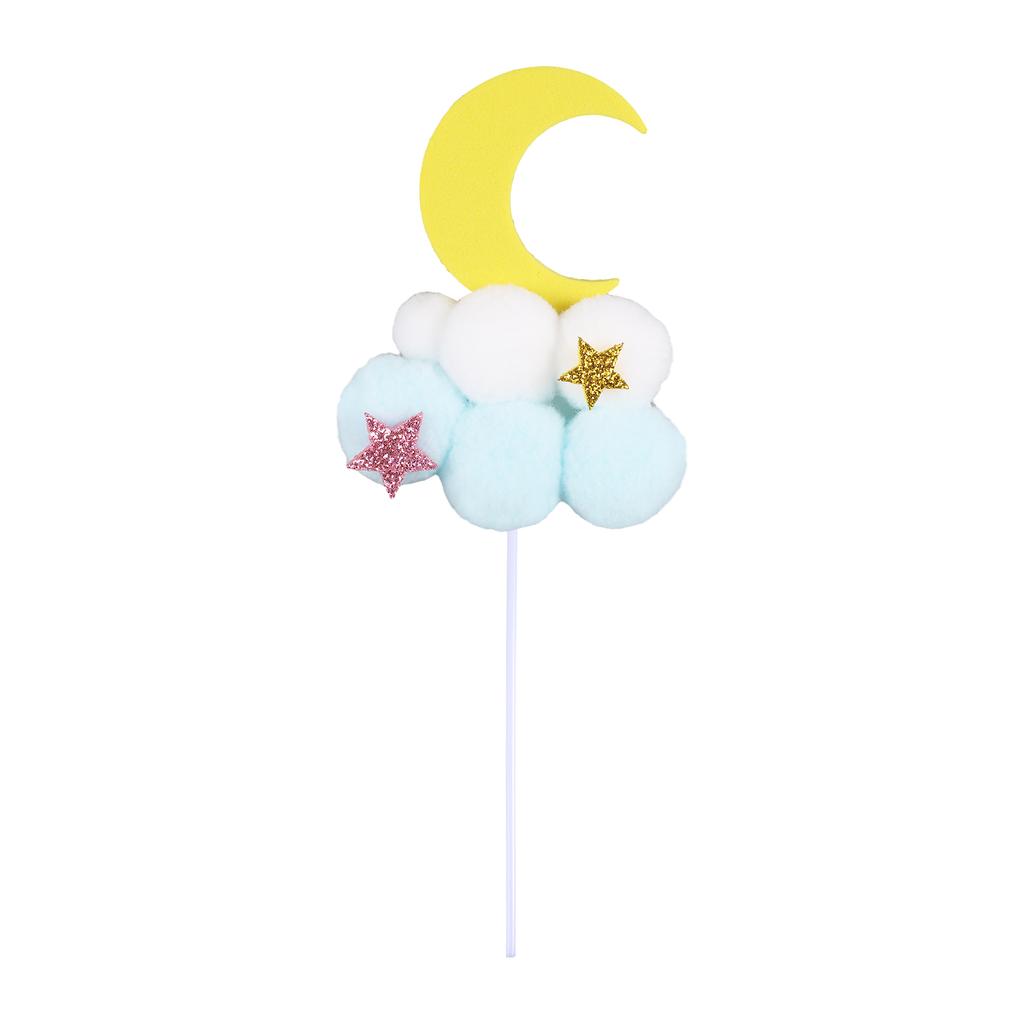 Beautiful Clouds Cake Topper For Birthday Party Decor Cake Decoration Happy Birthday Cupcake