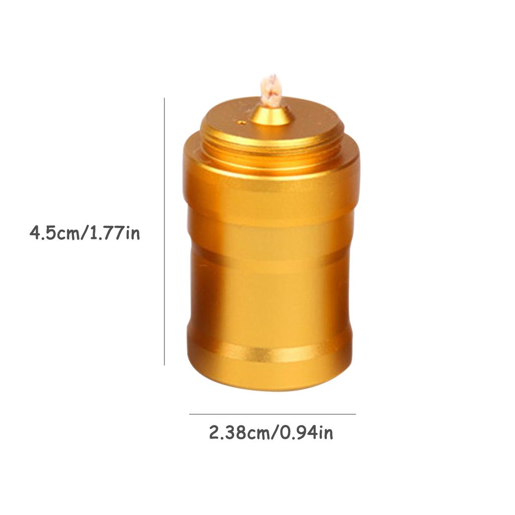 Buy Mini Metal Alcohol Lamp Portable Lab Burner for Camping at affordable prices — free shipping