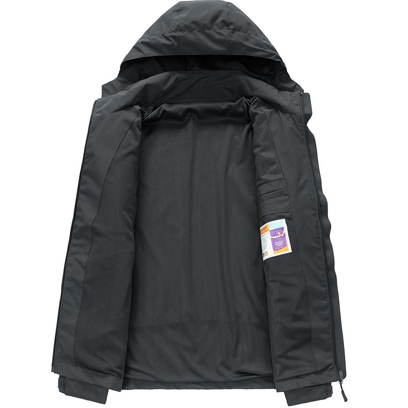 Mens Windbreaker Jackets Waterproof Military Hooded Coat Male New Combat Jackets Men Autumn Outdoor Hiking Biking Outwear