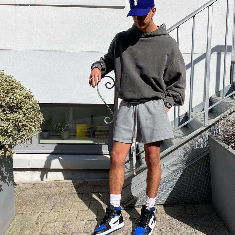 Men's Solid Color Sports Casual Shorts