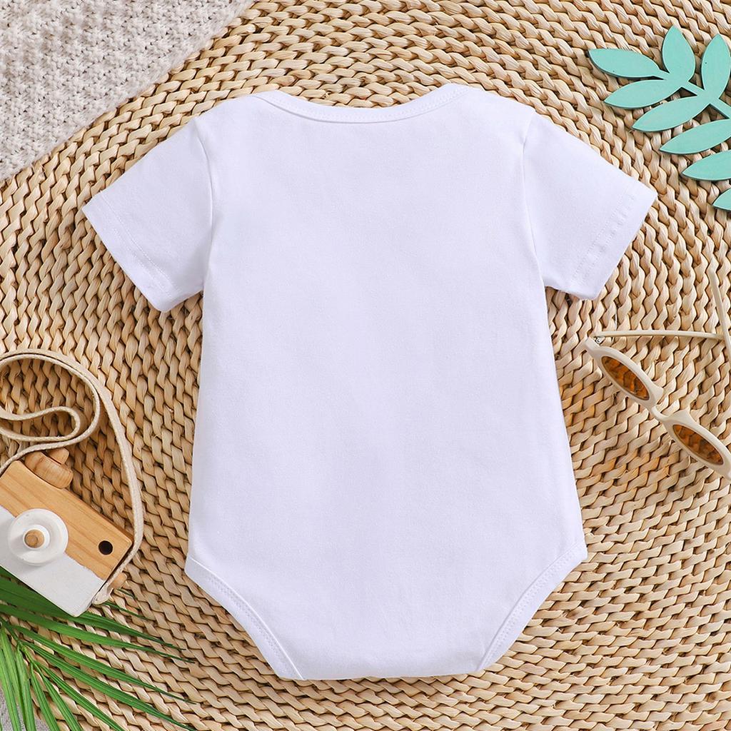 1-18 Monate Neugeborenes Baby Baumwoll-Body "The Little Embry That Could" Druck Kurzarm Jumpsuit