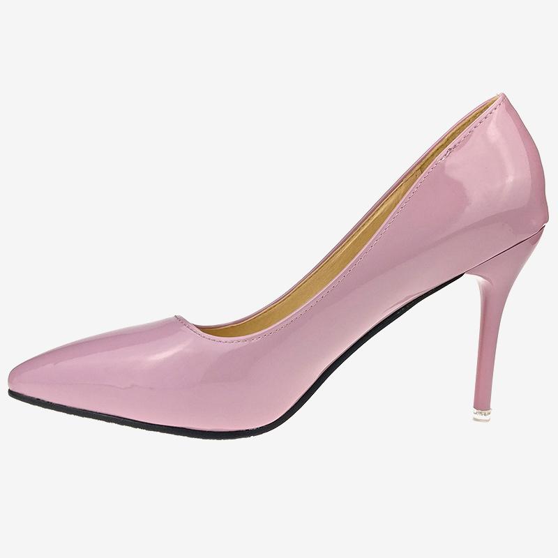 Fashion Aphixta Shoes Woman 7cm Or 10cm High Heel Pumps Red Thin Heels Women Shoes Wedding Party Leisure Nude Super Big Szie 48