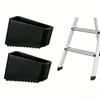 4Pcs Heavy-Duty Anti-Slip Ladder Feet Suitable For Telescopic Ladders - Replacement Safety Anti-Slip Caps With Textured Tread Tips, Durable Plastic
